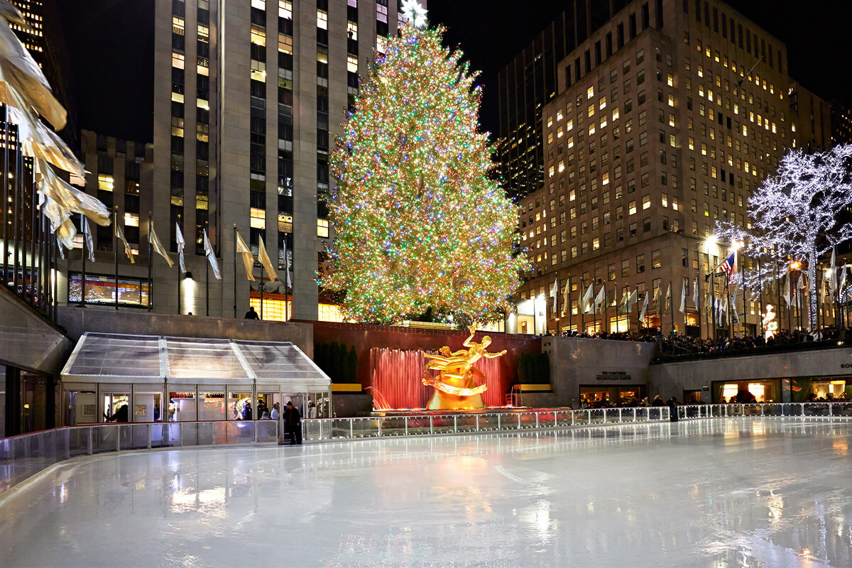 The Rink at Rockefeller Center in the Winter